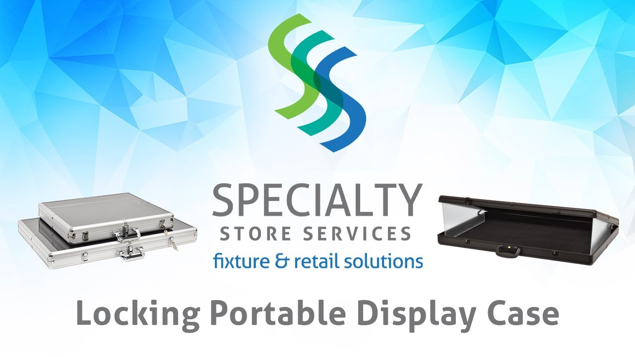 Specialty Store Services Locking Portable Display Case | Product Spotlight