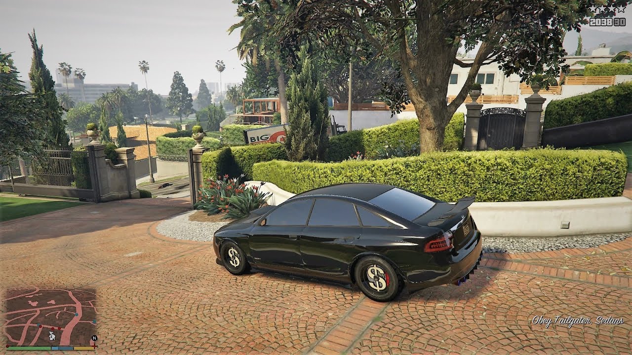 GTA 5 - BEST CAR + POLICE CHASE (TAILGATER)