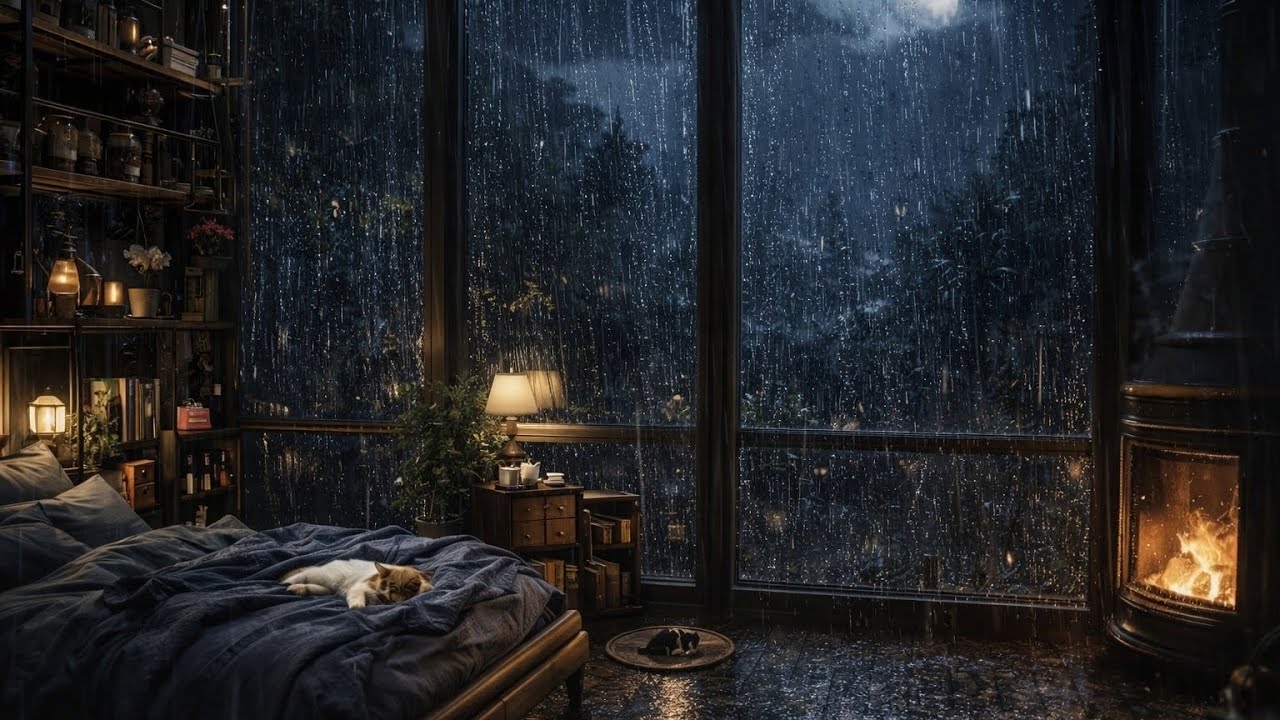 Soothing Rain Sounds for Sleep & Relaxation – Peaceful Background for Better Sleep