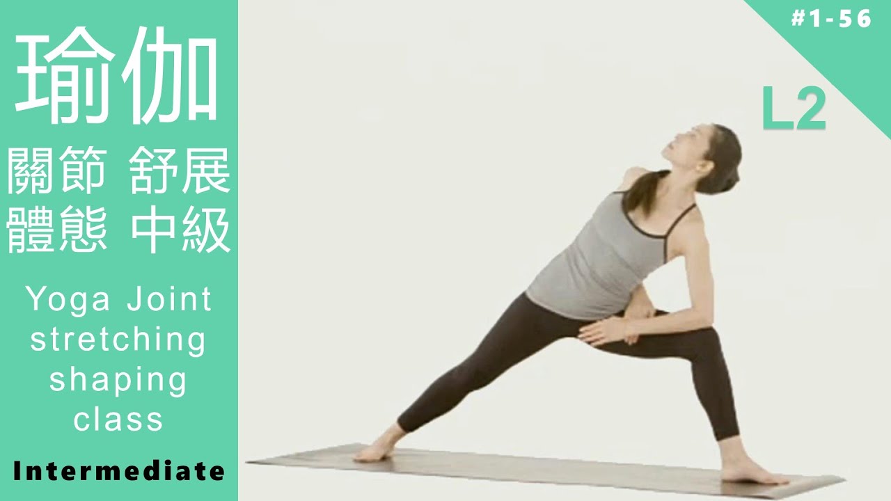 瑜伽 關節舒展體態中級課程 Yoga Joint stretching & body shaping class L2 Intermediate [Keep Fitness#1-56]