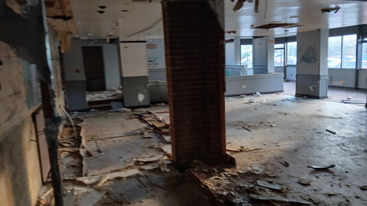 ABANDONED DECAYING match day pub