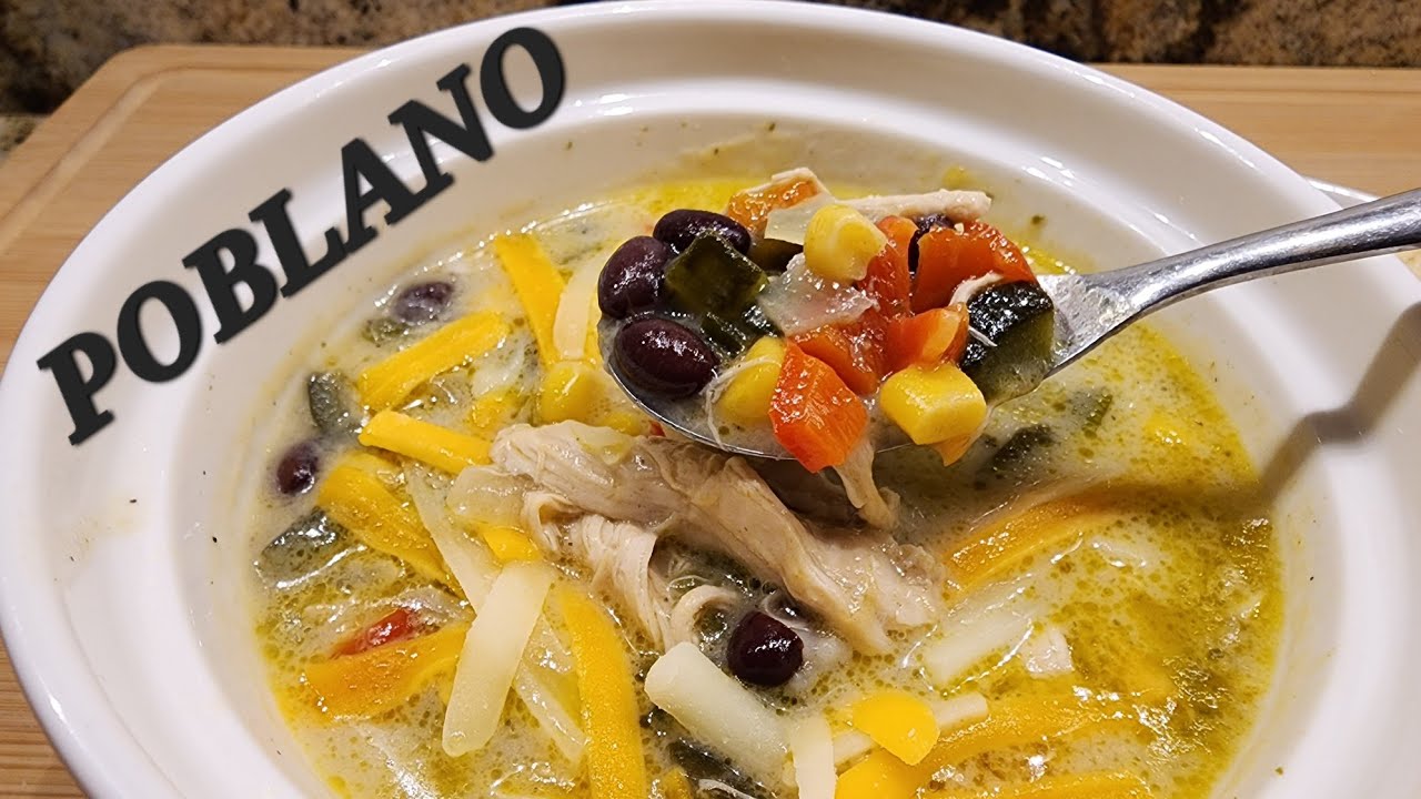 How to Make Chicken Poblano Soup