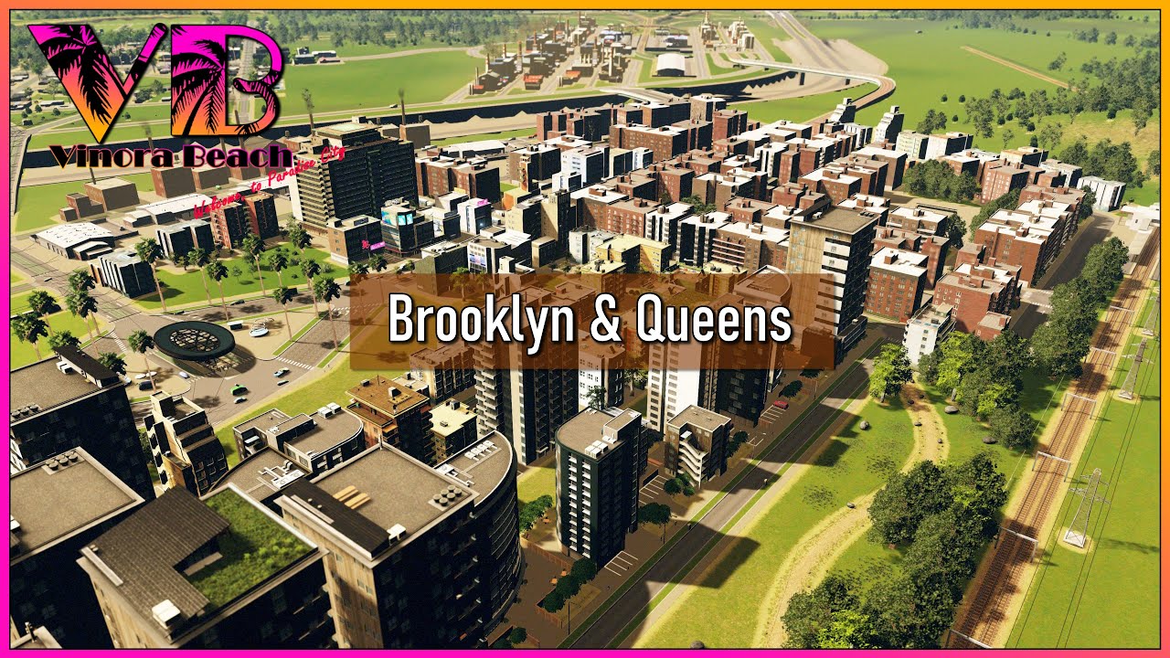 Brooklyn & Queens Stadtteil | Cities Skylines - Remastered [ PS5 ] F11