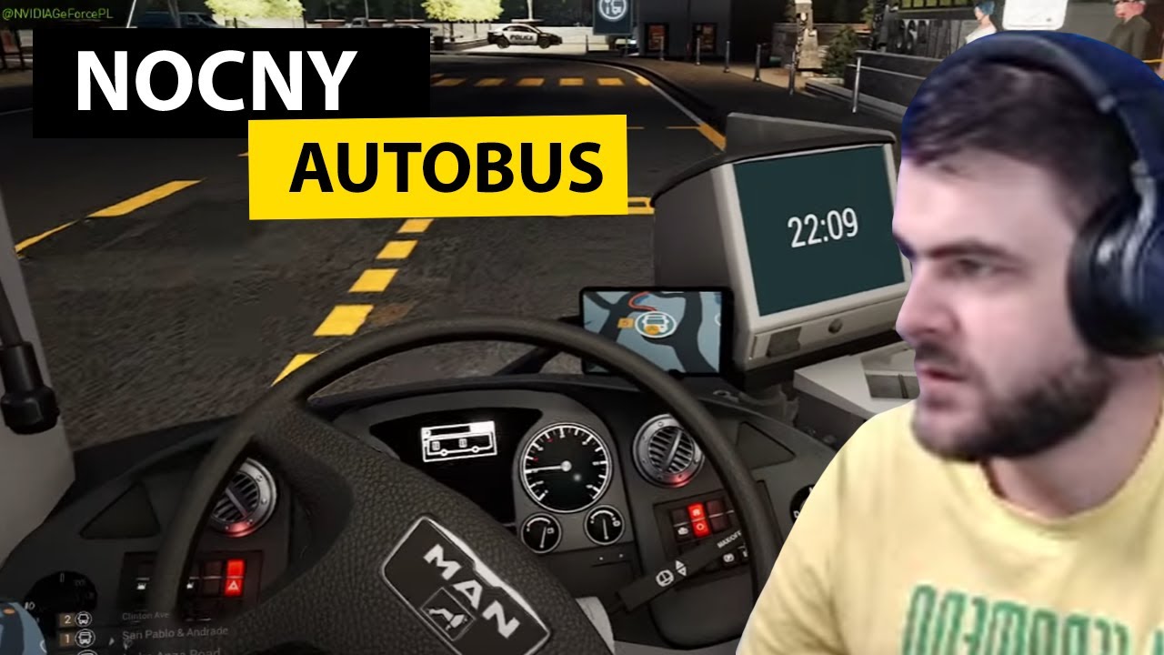 Nocna zmiana kierowcy autobusu - Bus Simulator 21