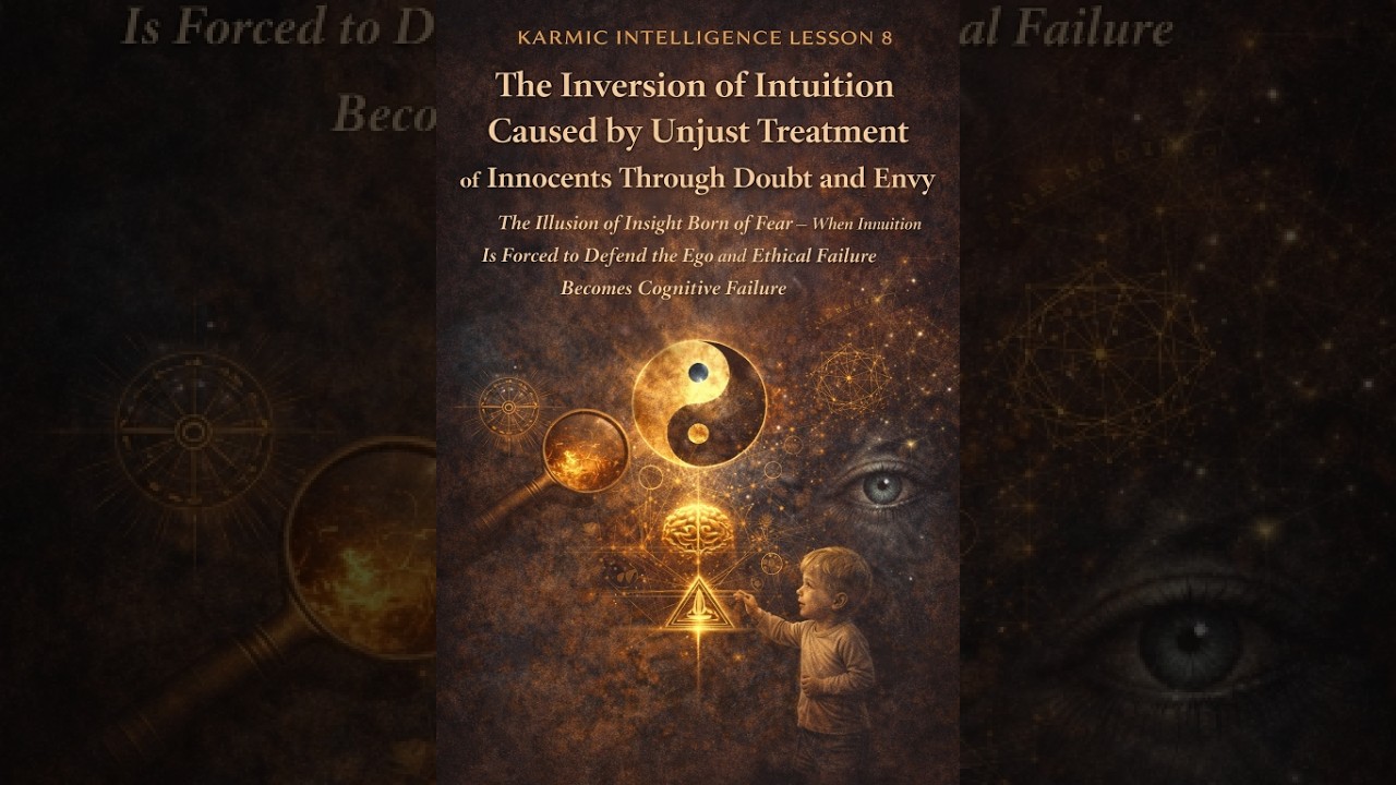 🕉️Karmic Intelligence Lesson 8: 👁️The Inversion of Intuition- Ethics and Cognitive Clarity
