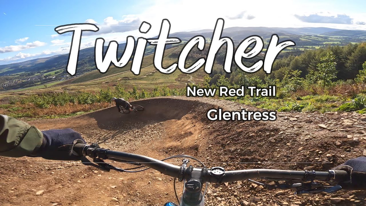 Twitcher - New Red MTB Glentress Trail Scotland - Awesome flow trail.