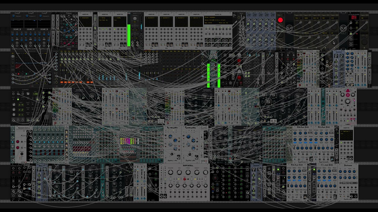 VCV Rack - Pinging Filters and LPG's - Buchla inspired 200 modules