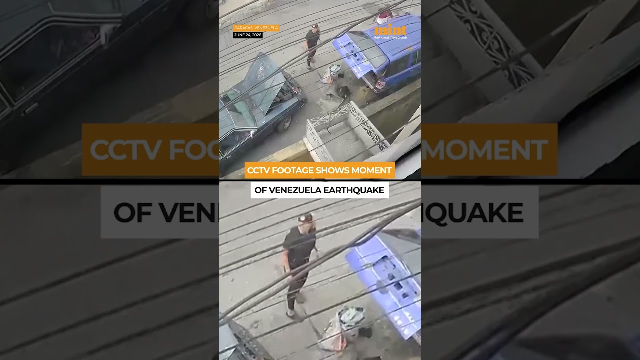 Watch: Shocking CCTV Footage Shows Venezuela Earthquake in Real Time