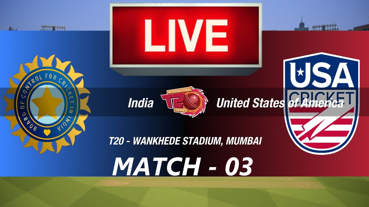 🛑LIVE- INDIA vs USA🛑T20 WORLD CUP 2026🛑IND vs USA🛑CRICKET 26 GAMEPLAY🛑LIVE MATCH STREAMING🏏