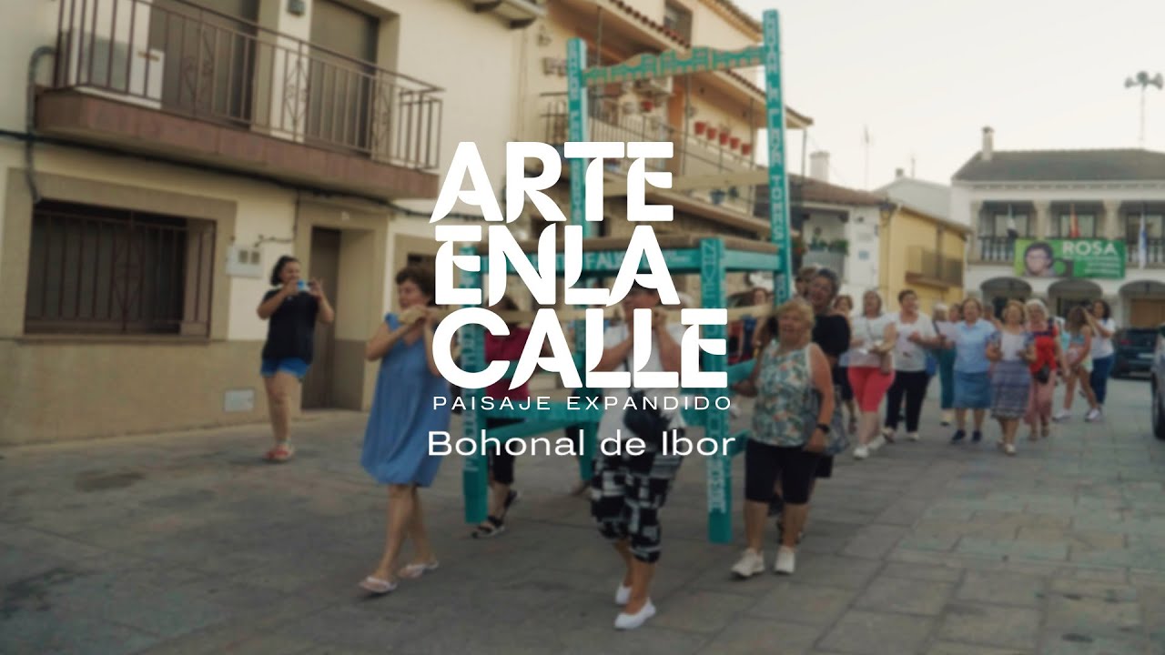 Vídeo resumen del proyecto Arte en la calle tras su paso por Bohonal de Ibor.