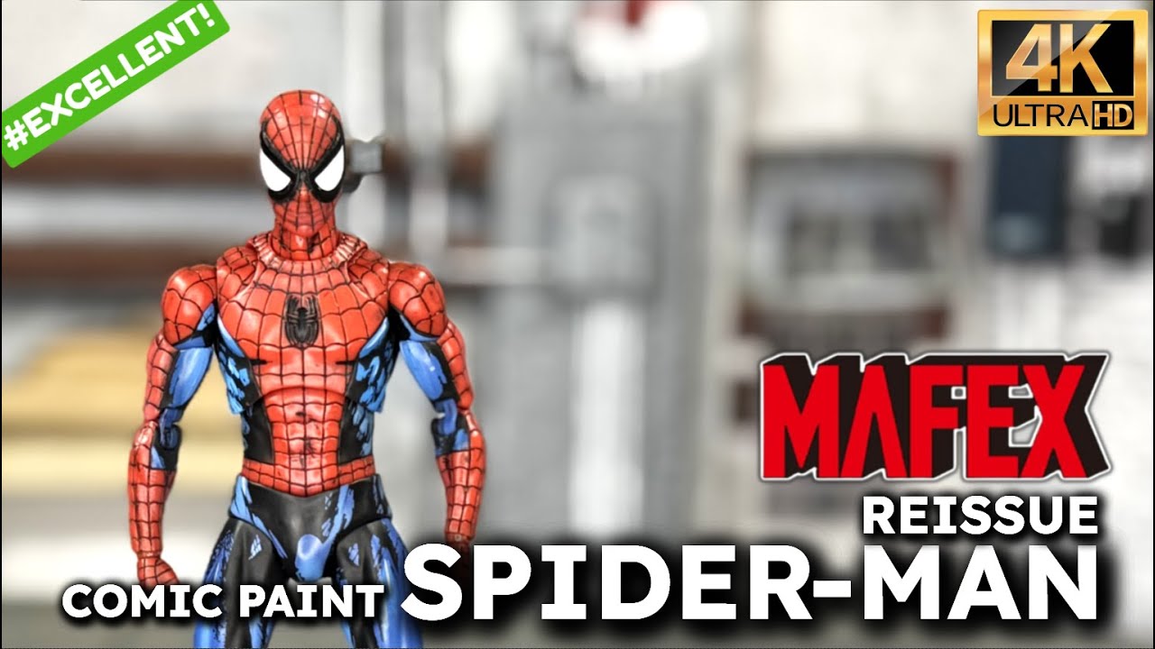 MAFEX Spider-Man COMIC PAINT 1/12 action figure Unboxing REVIEW #mafex #spiderman #marvel #comics