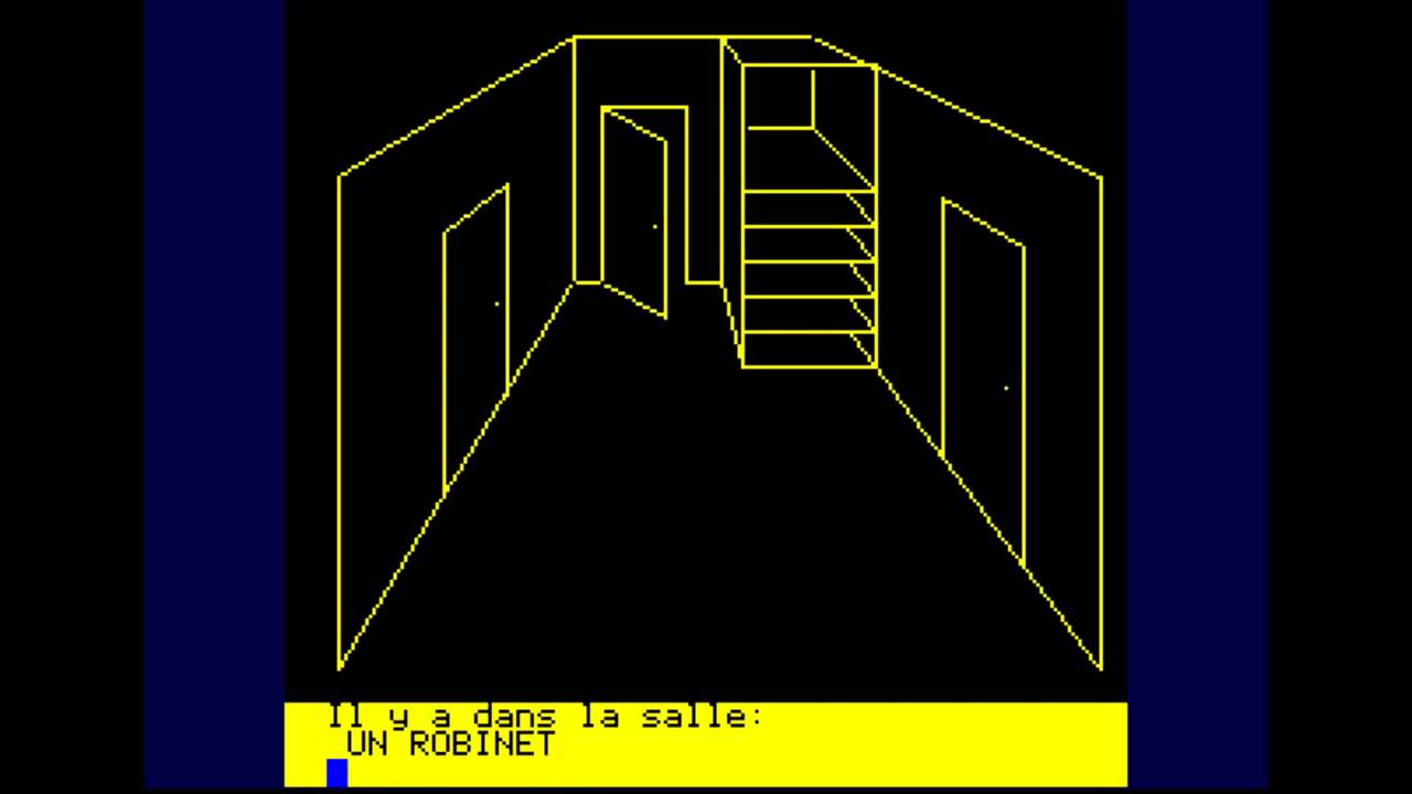 Le Manoir du Docteur Genius (Oric, 1983) walkthrough