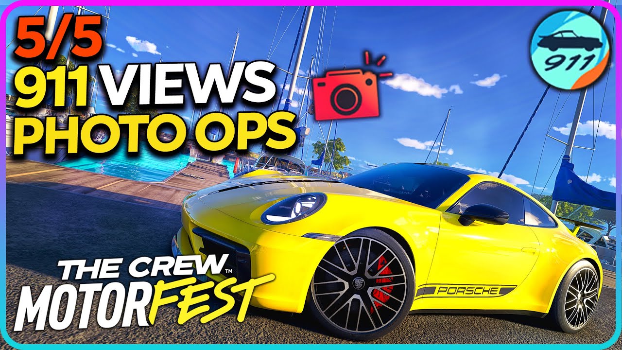All 911 Views - Photo Ops (A Porsche Story) Crew Motorfest