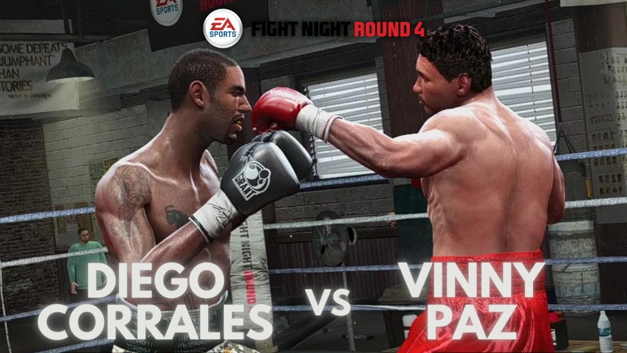 Fight Night Round 4 | Diego Corrales vs Vinny Paz
