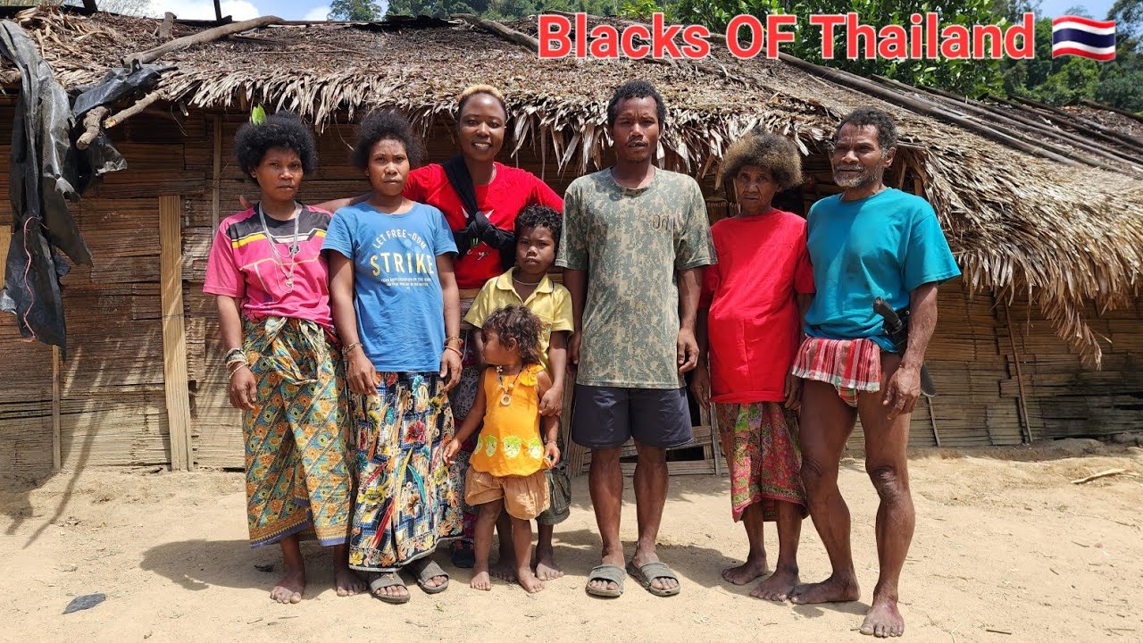 RARE FOOTAGE OF BLACKS OF THAILAND ( MANIQ) VILLAGE