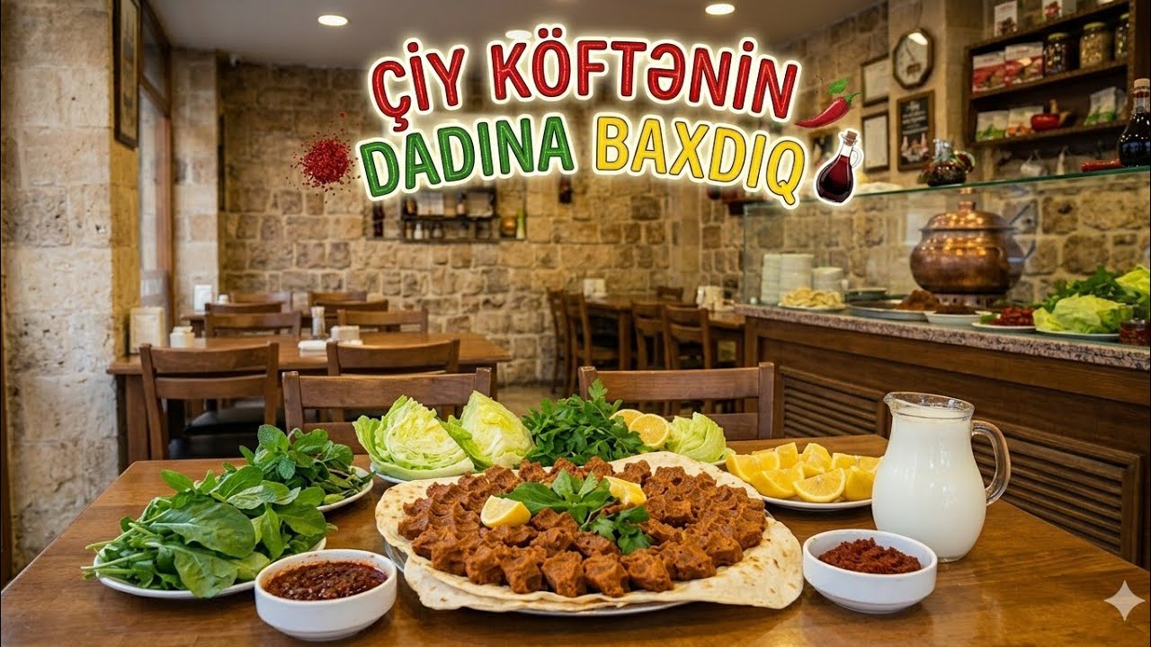 Çiy köftenin dadına baxdıq anam evdə hazırladı ləzzətindən doymaq olmur