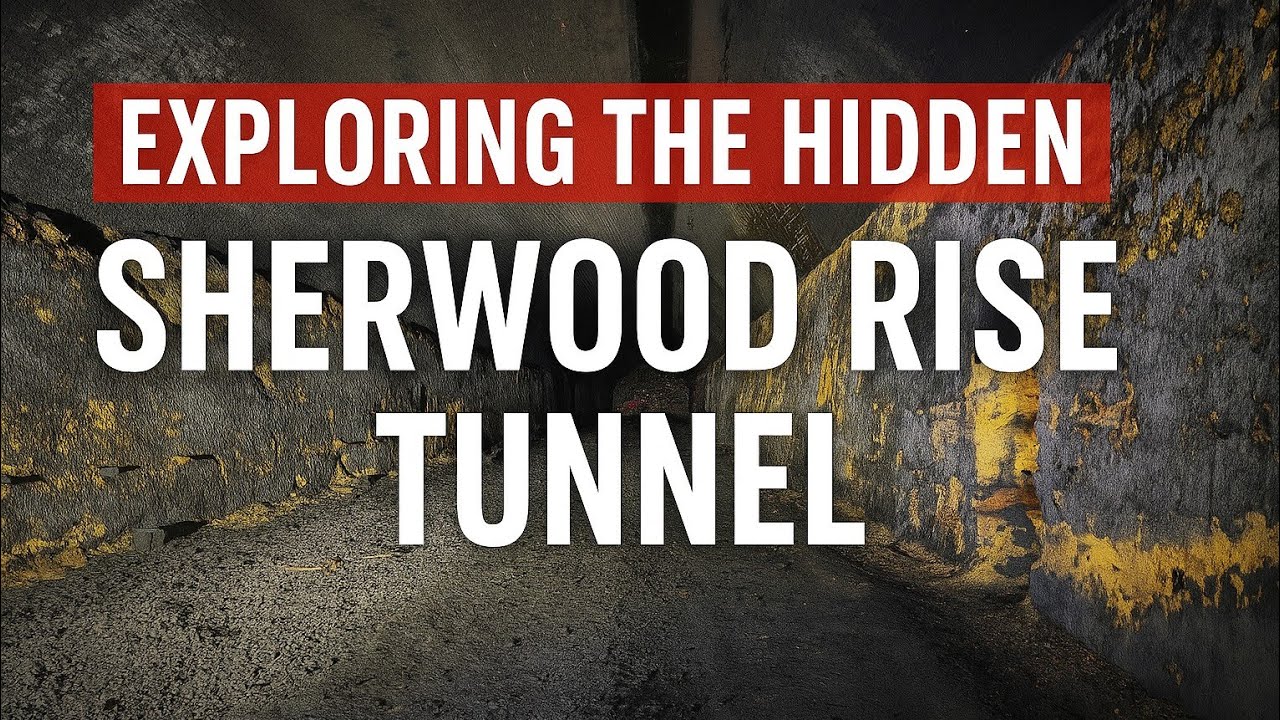 Walking the abandoned Sherwood rise railway Tunnel in Nottingham 