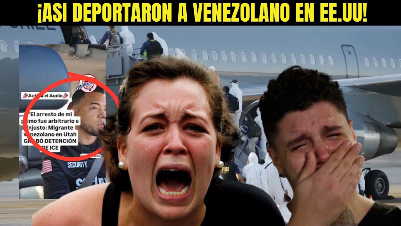 MEXICANO REACCIONA: MIRA COMO VENEZOLANO ES DEPORTADO EN VIVO POR ESTA RAZON EN EE.UU