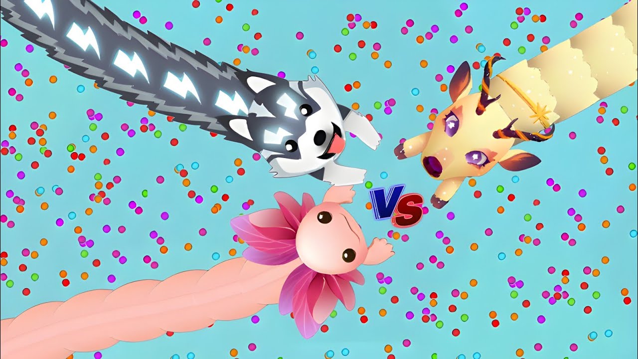 Snake Io 🐍 Apollo Vs Raiko + Bubbles Epic Snakeio Gameplay
