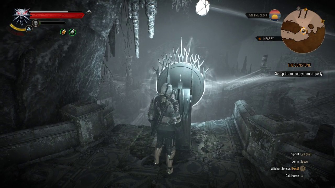 THE WITCHER 3   The Sunstone - Setup the Mirror System Properly