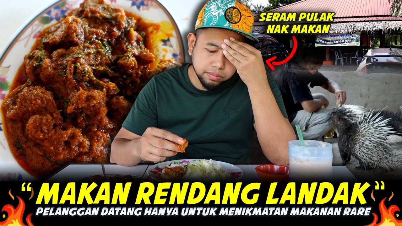 SERAM NAK MAKAN ?? Hari Raya Sembelih Lembu Tapi Makan Daging Landak..Layan Selera Rimba Sg Besar