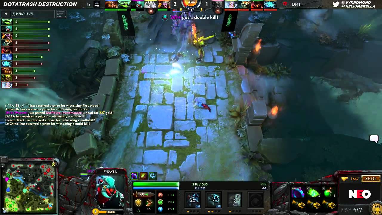 Dignotoss vs Osiris Game 3 - Dota Trash Destruction Semi-Finals - @heliumbrella & @vykromond