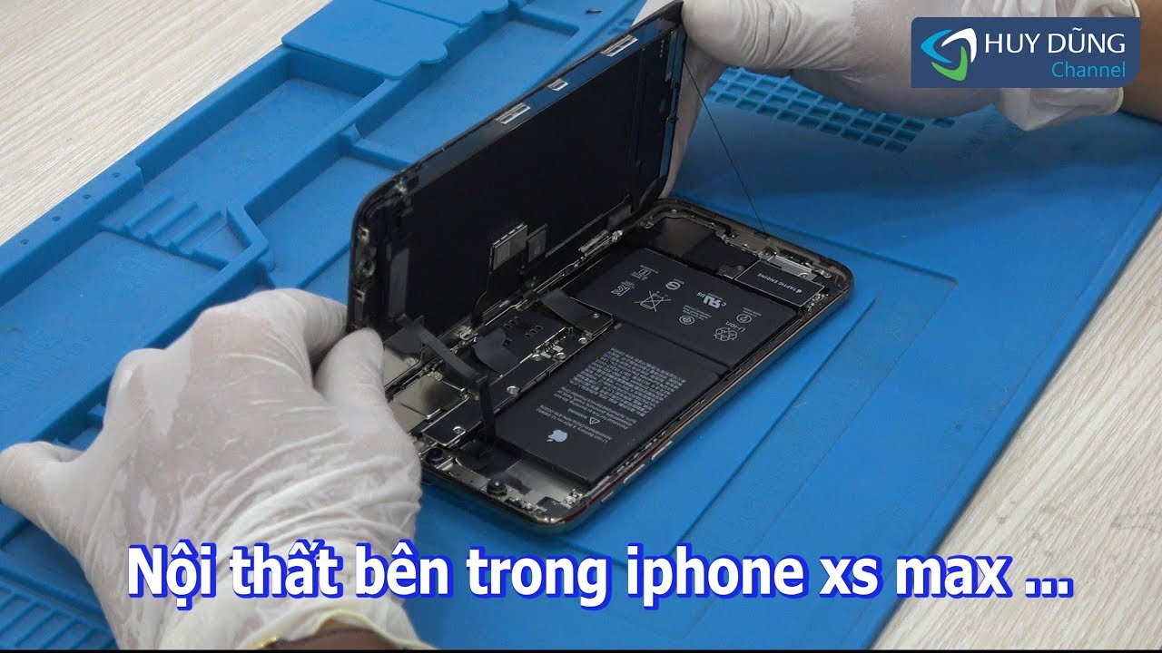 Hướng dẩn tháo máy iphone xs max