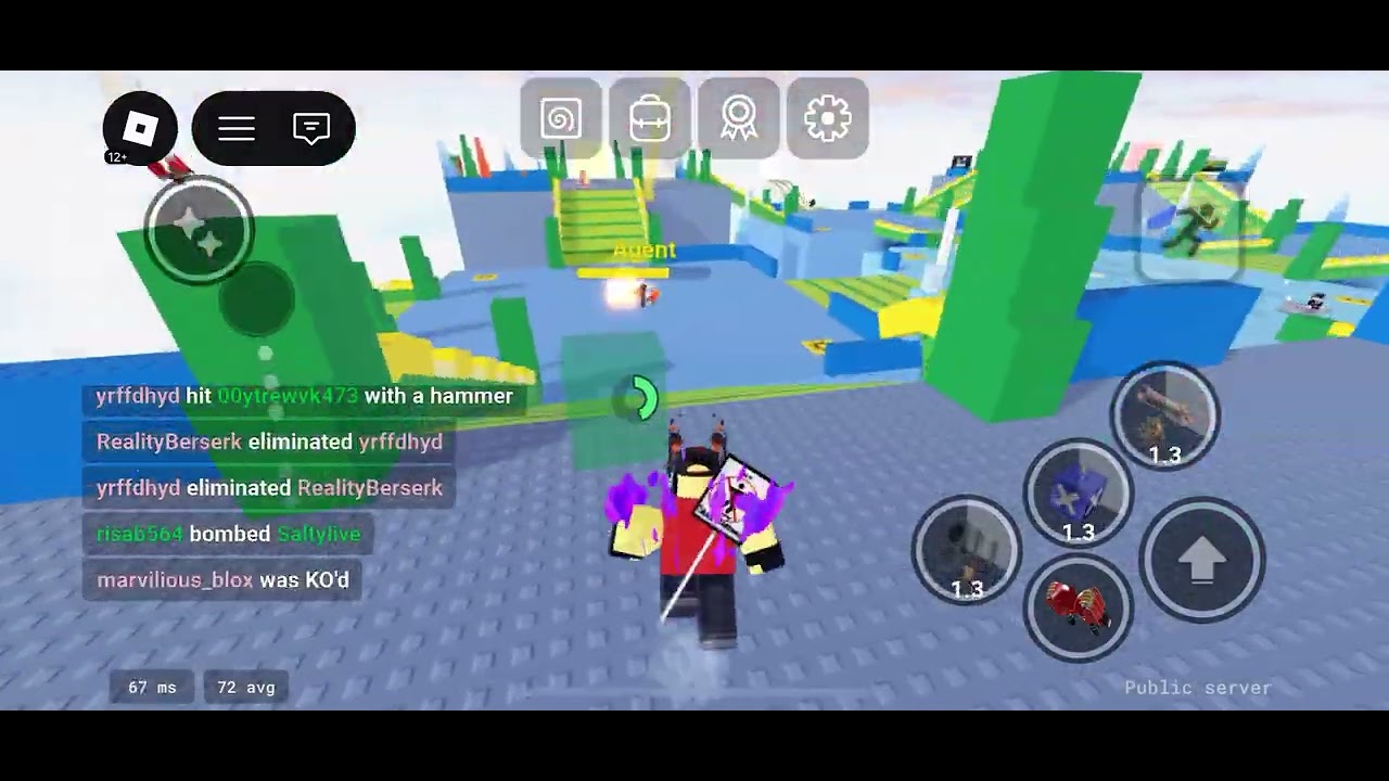 My first video! Also blast zone is fun af