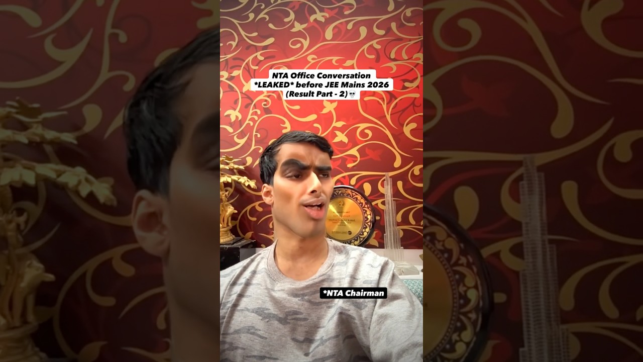 NTA before JEE Mains 2026 Result 💀😂 IIT JEE Prep | IIT JEE | JEE Mains & Advanced #iit #jee