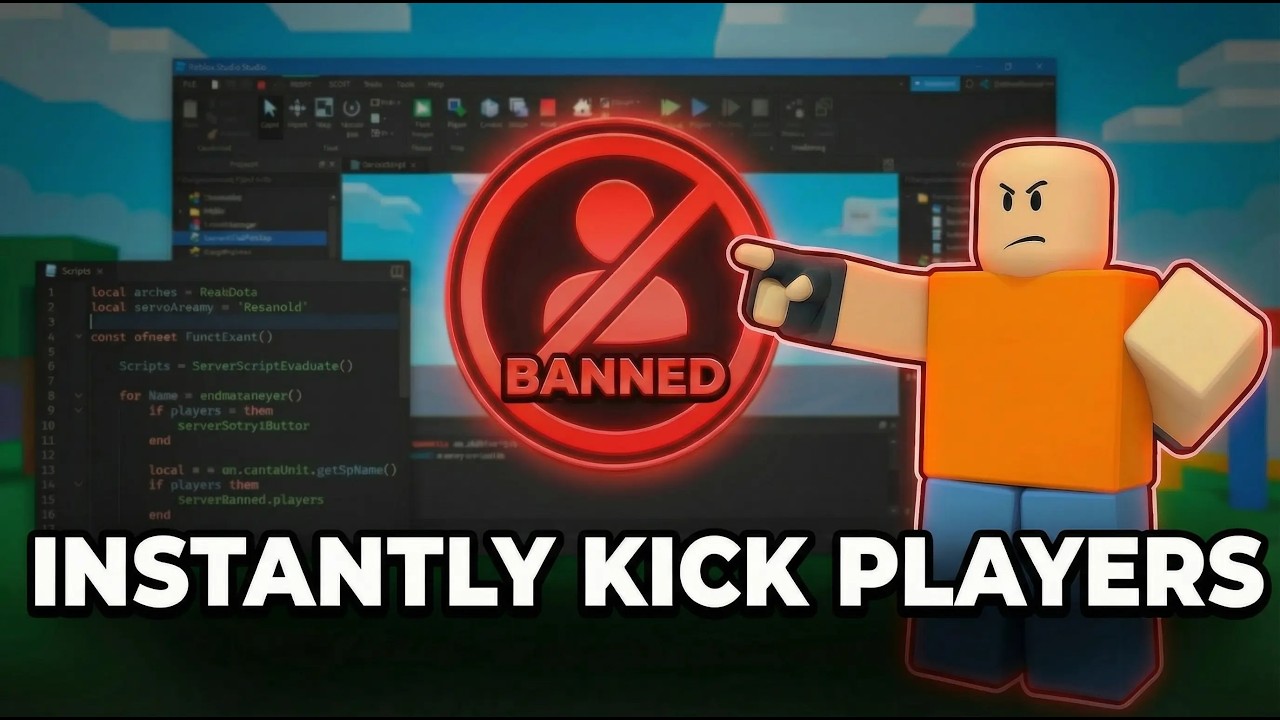 Как создать систему черного списка в Roblox Studio (просто и безопасно)