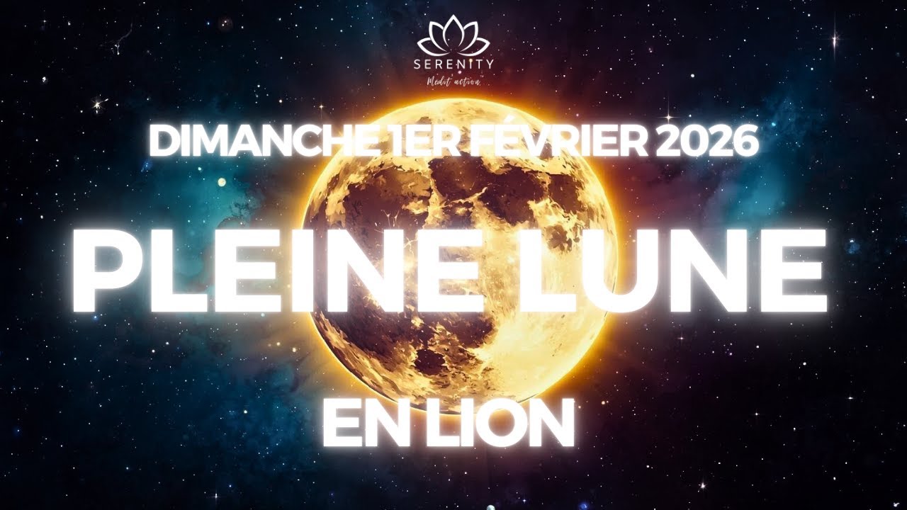 🌕 Pleine Lune en Lion du Dimanche 1er Février 2026 - Ose briller