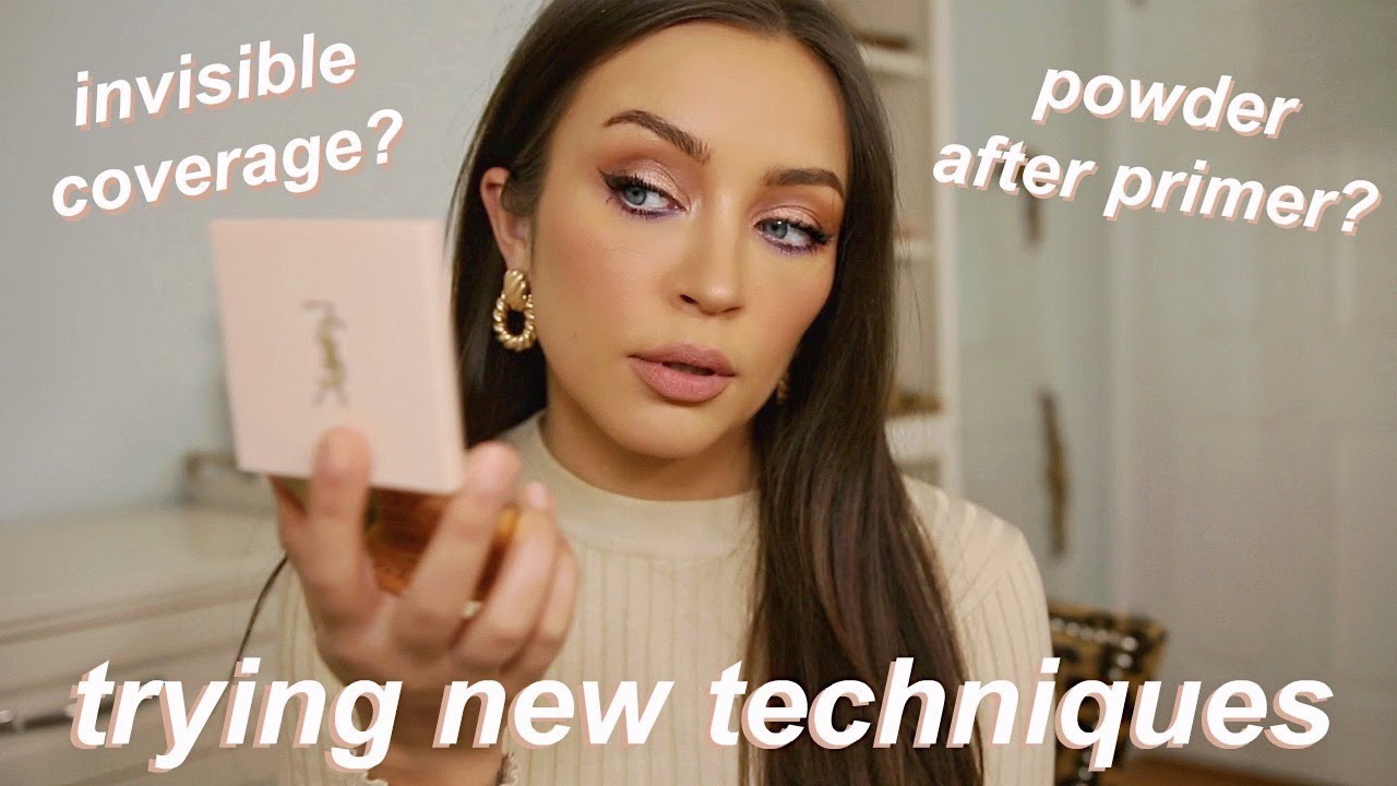 GRWM: trying new makeup techniques