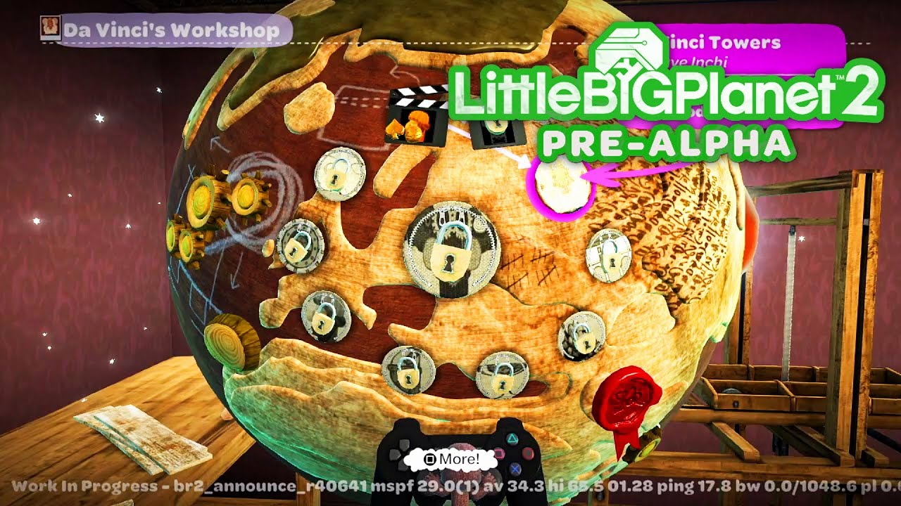 LittleBigPlanet 2 Pre-Alpha - Da Vinci's Workshop