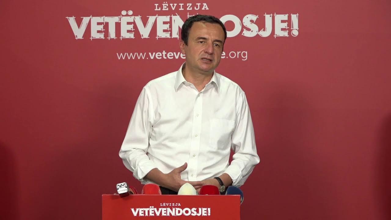 Levizja Vetevendosje ne konference per media