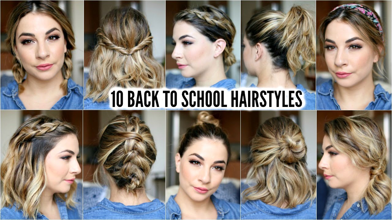 10 Back to School Heatless Hairstyles