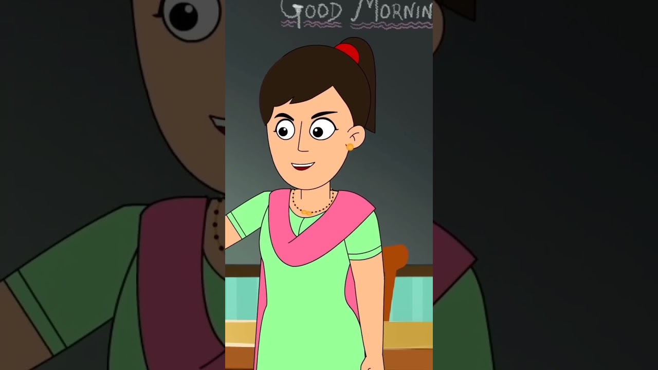 Gattu Becomes Class Monitor | School Monitor | English Animated Stories | English Cartoon |