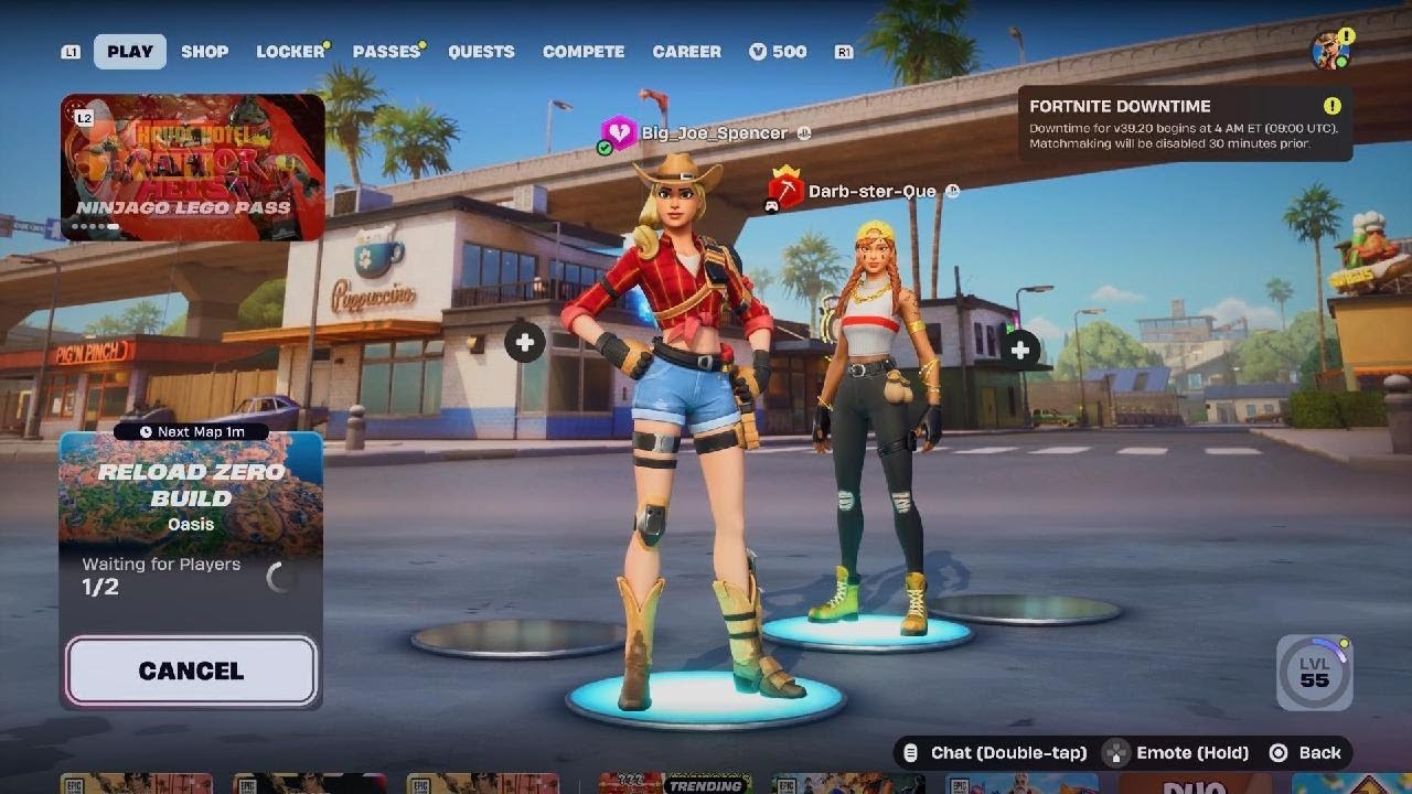 Playing Fortnite with my bestie