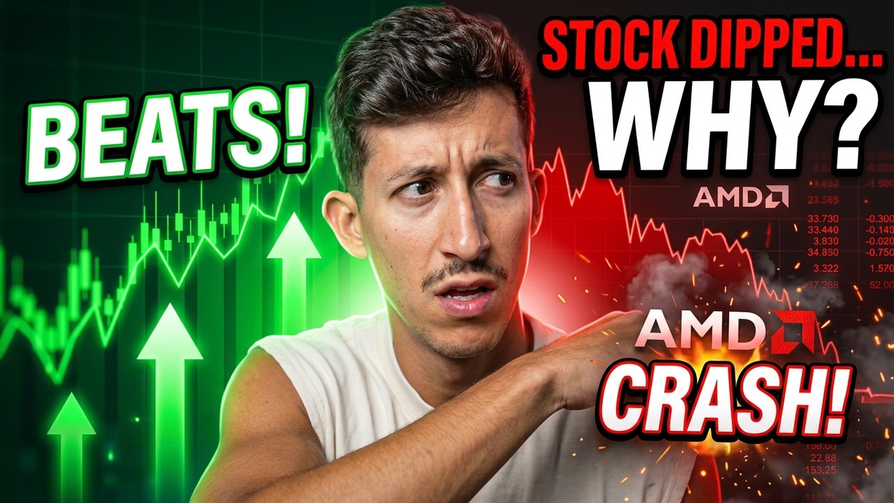 ПОЧЕМУ АКЦИИ $AMD ОБВАЛИЛИСЬ ПОСЛЕ ОТЛИЧНОГО ОТЧЁТА?!?