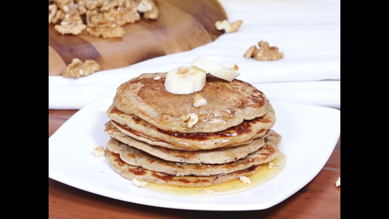 Whole Wheat Banana Pancakes | Whole Wheat Banana Pancakes Recipe | Banana Pancakes Recipe