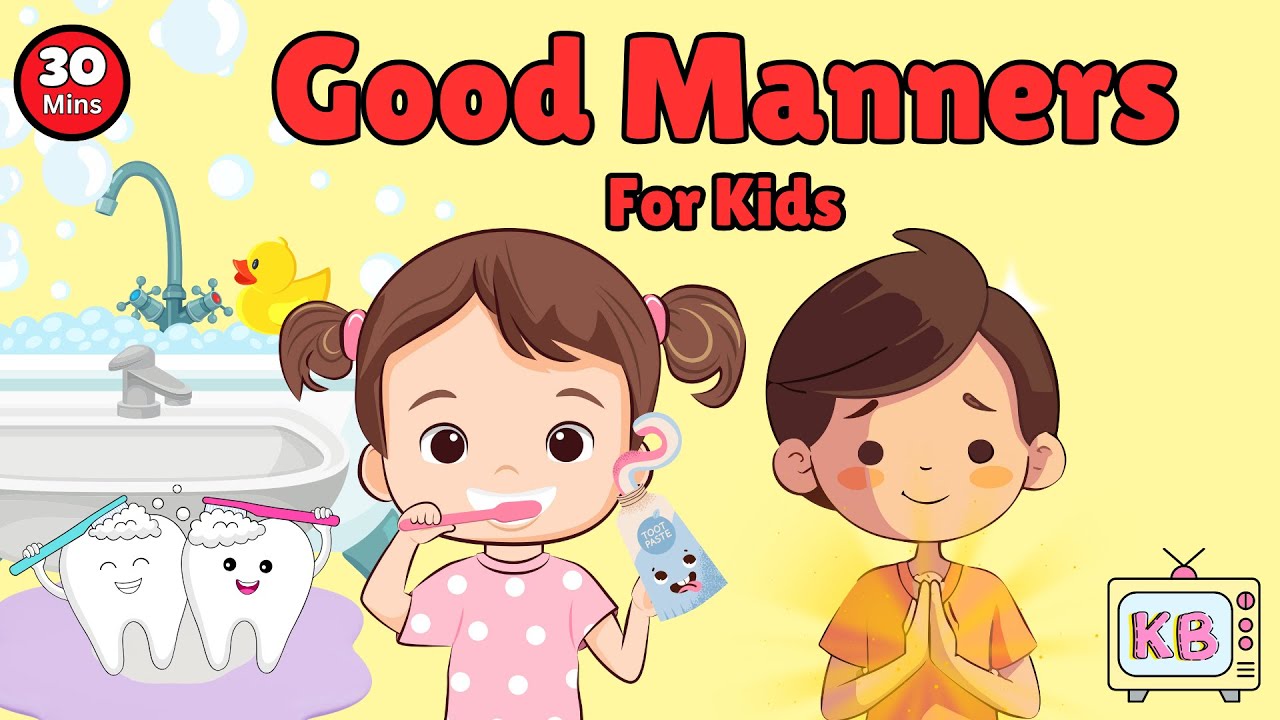 Learn Good Manners for Kids | Good Habits | Daily Routine l Kids Learning Healthy Habits | Community