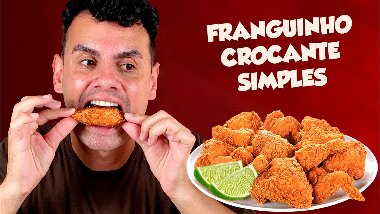 FRANGO CROCANTE MUITO SIMPLES DE FAZER - Fubá online