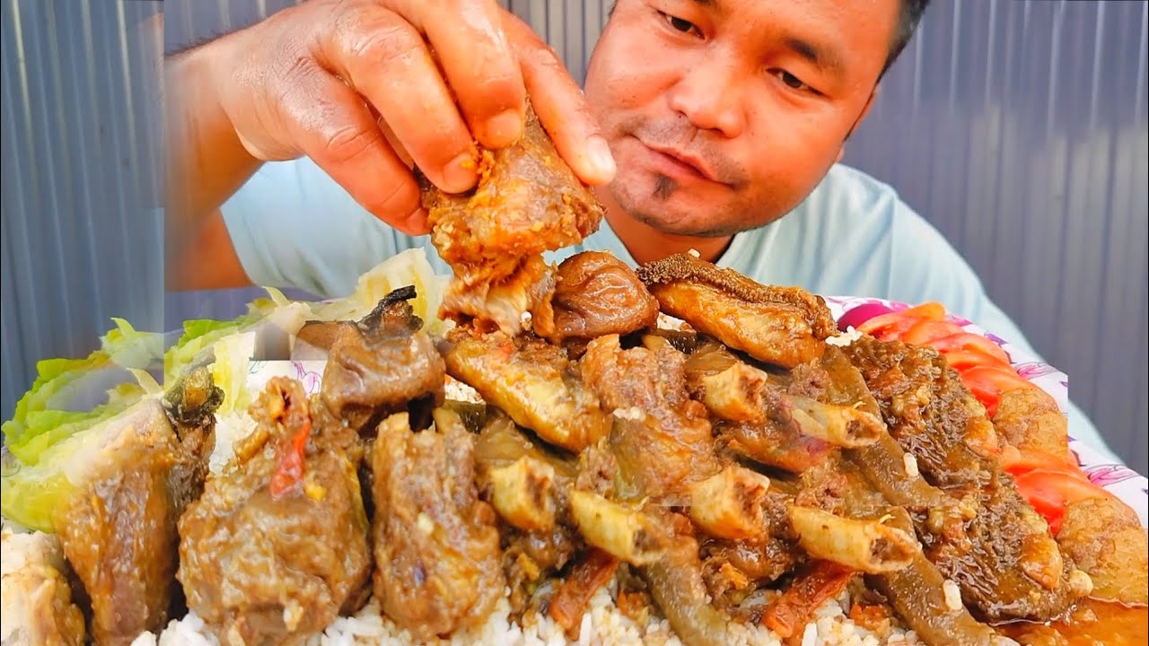 DELICIOUS BEEF CURRY+BEEF INNARDS INTESTINE 🔥🔥