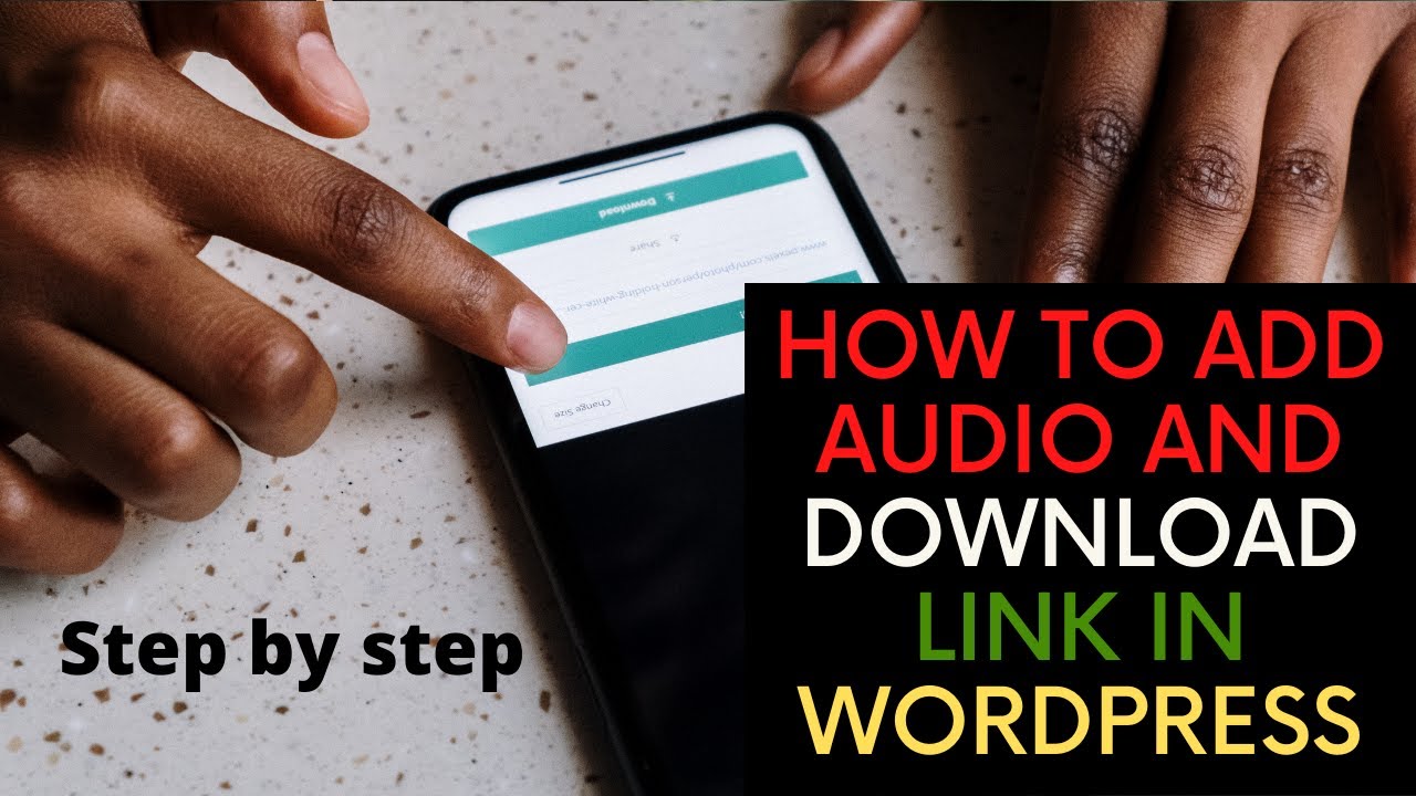 How To Add Audio Files And Download Links on Wordpress Website