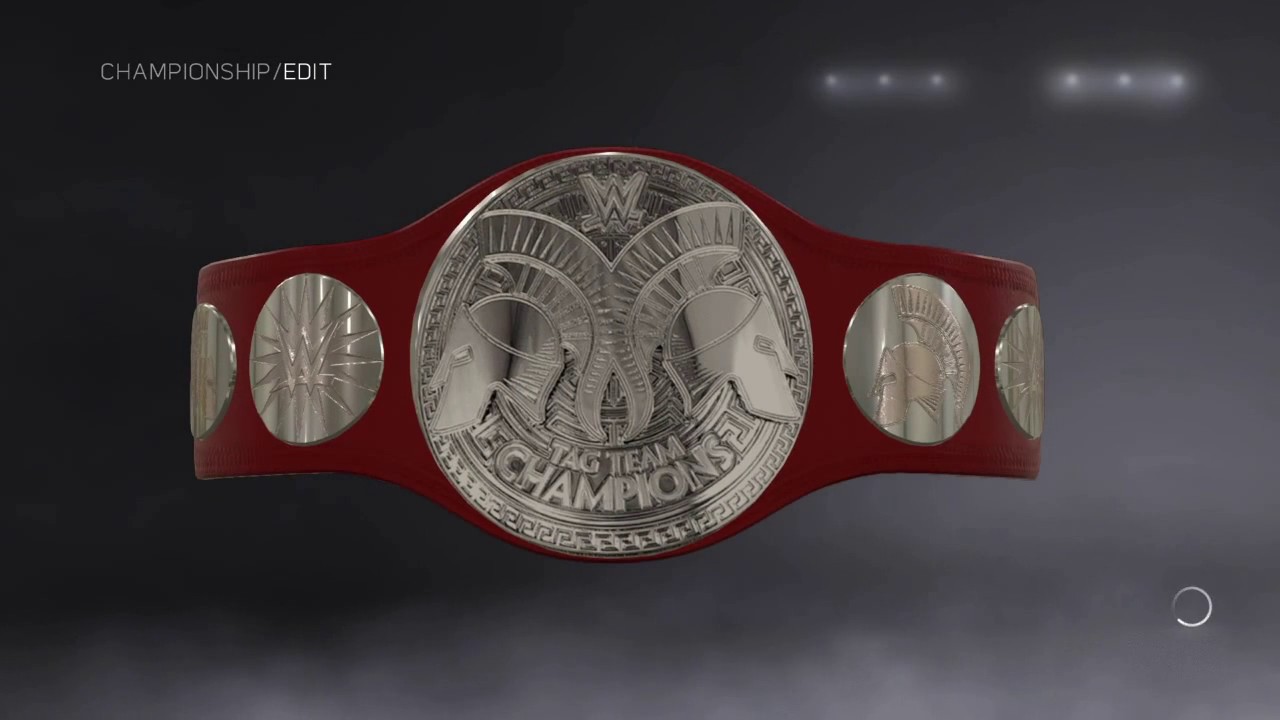 WWE 2K17 HOW TO MAKE RAW TAG-TEAM CHAMPIONSHIPS!