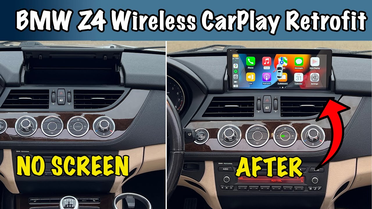 Модернизация Apple CarPlay для BMW Z4 Aftermarket — полная установка своими руками