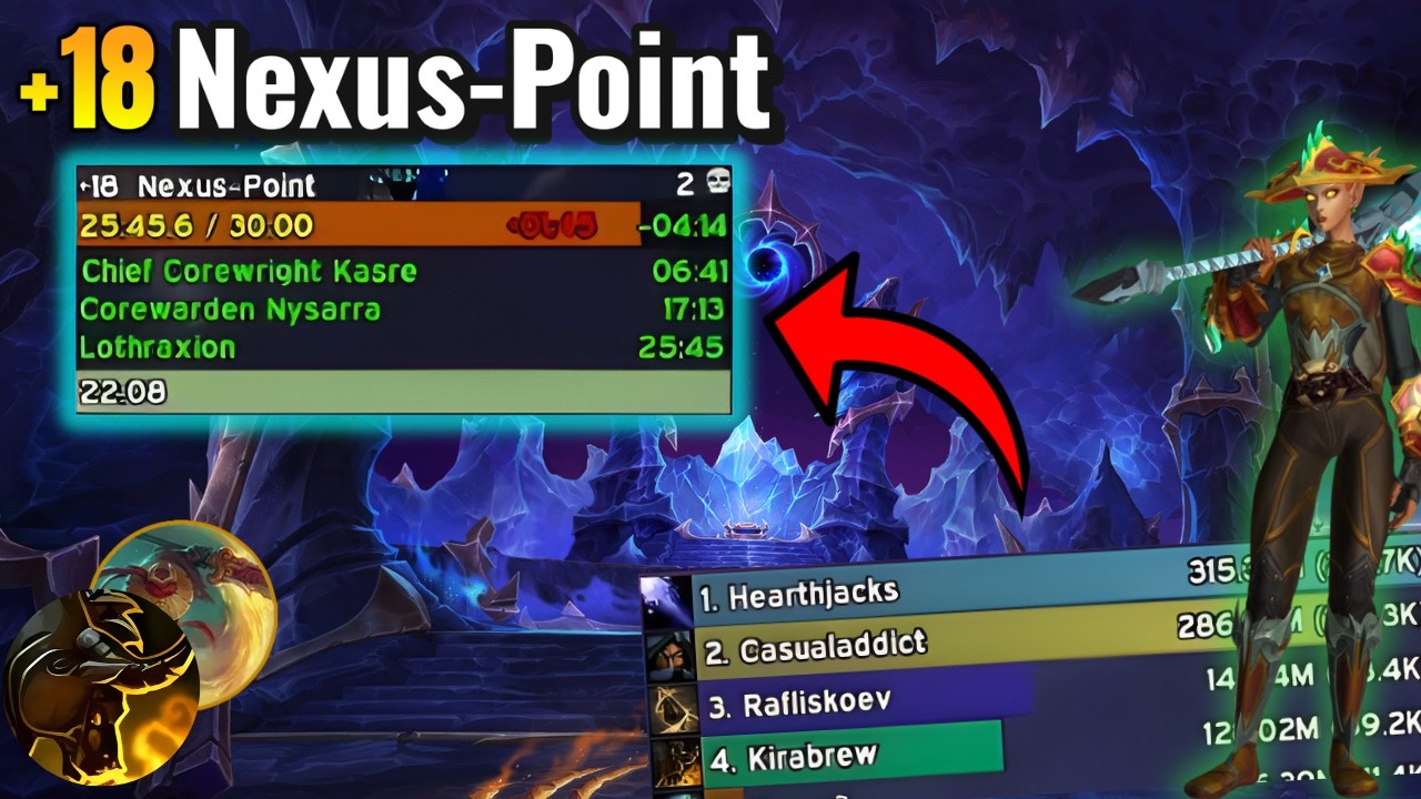+18 Nexus-Point Midnight Mythic+! | Brewmaster Monk PoV!