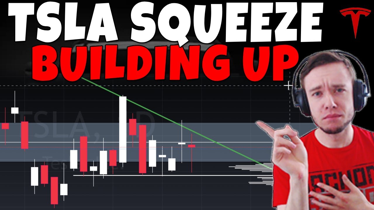 TESLA Stock - TSLA Squeeze Building Up