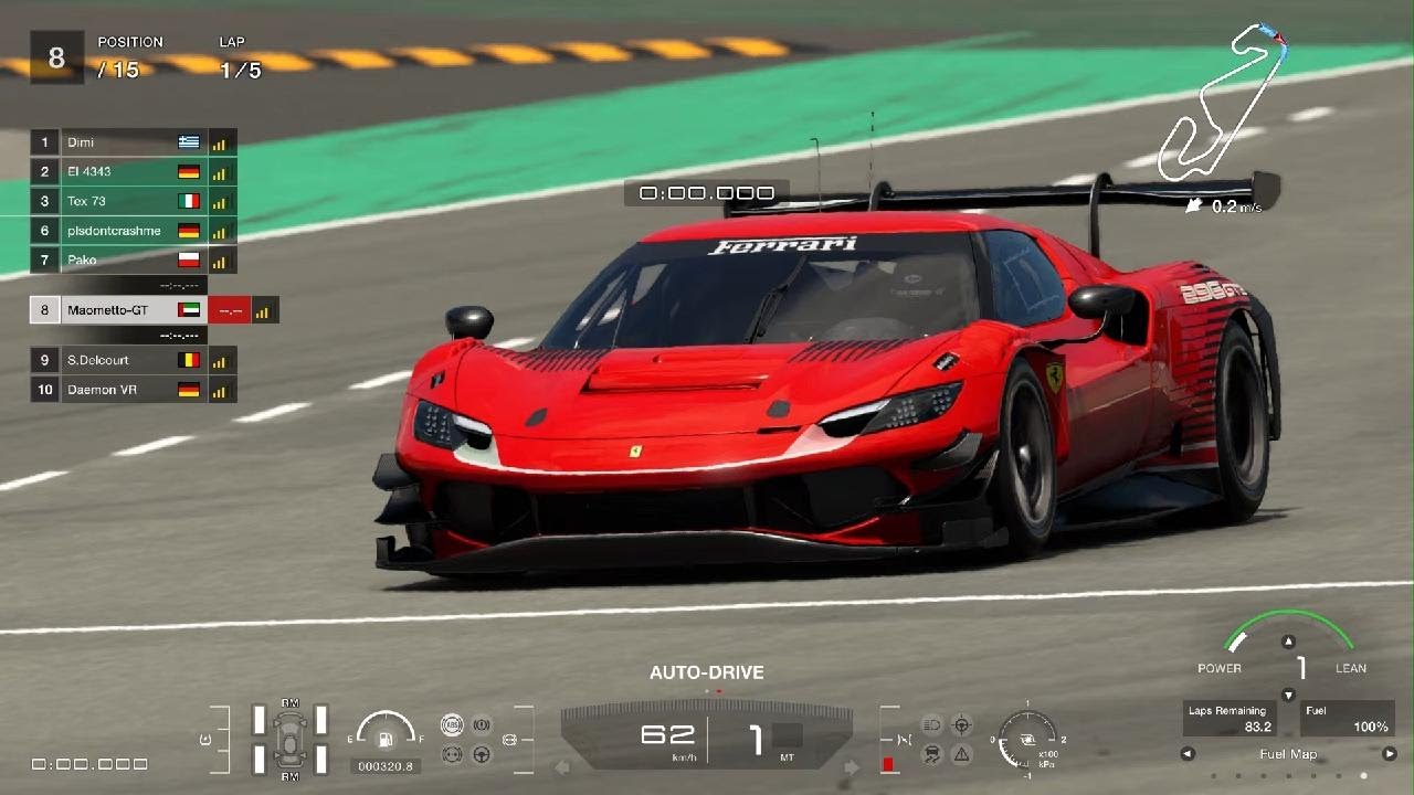 Gran Turismo 7 - Daily Race B - Barcelona-Catalunya GP Layout - Ferrari 296 GT3 '23