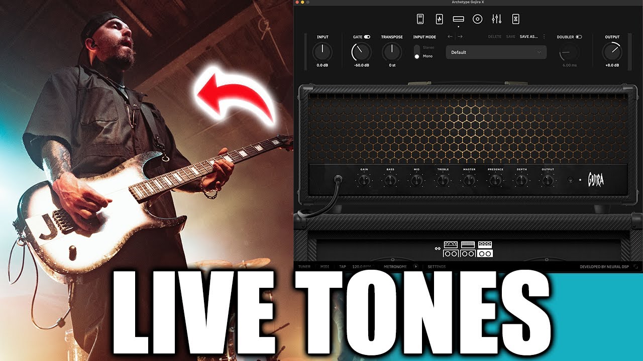 USING NEURAL DSP GOJIRA X PLUGIN LIVE!