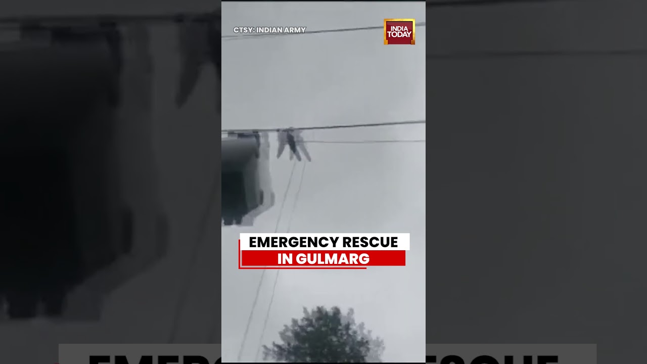 Indian Army Rescue in Gulmarg | Cable Car Emergency Sparks Swift Evacuation Ops #kashmir